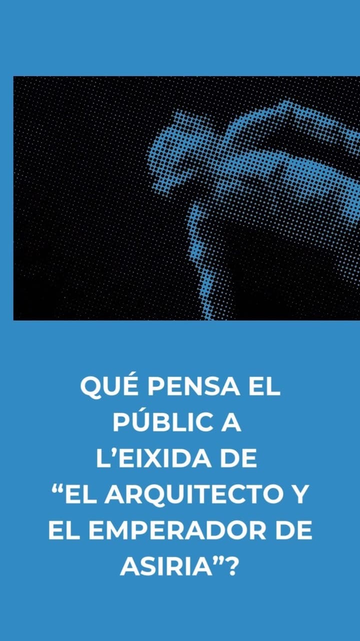 Així va eixir ahir el públic de @lamutantvalencia després de gaudir de “El arquitecto y el emperador de Asiria”! 🏛️ Una…