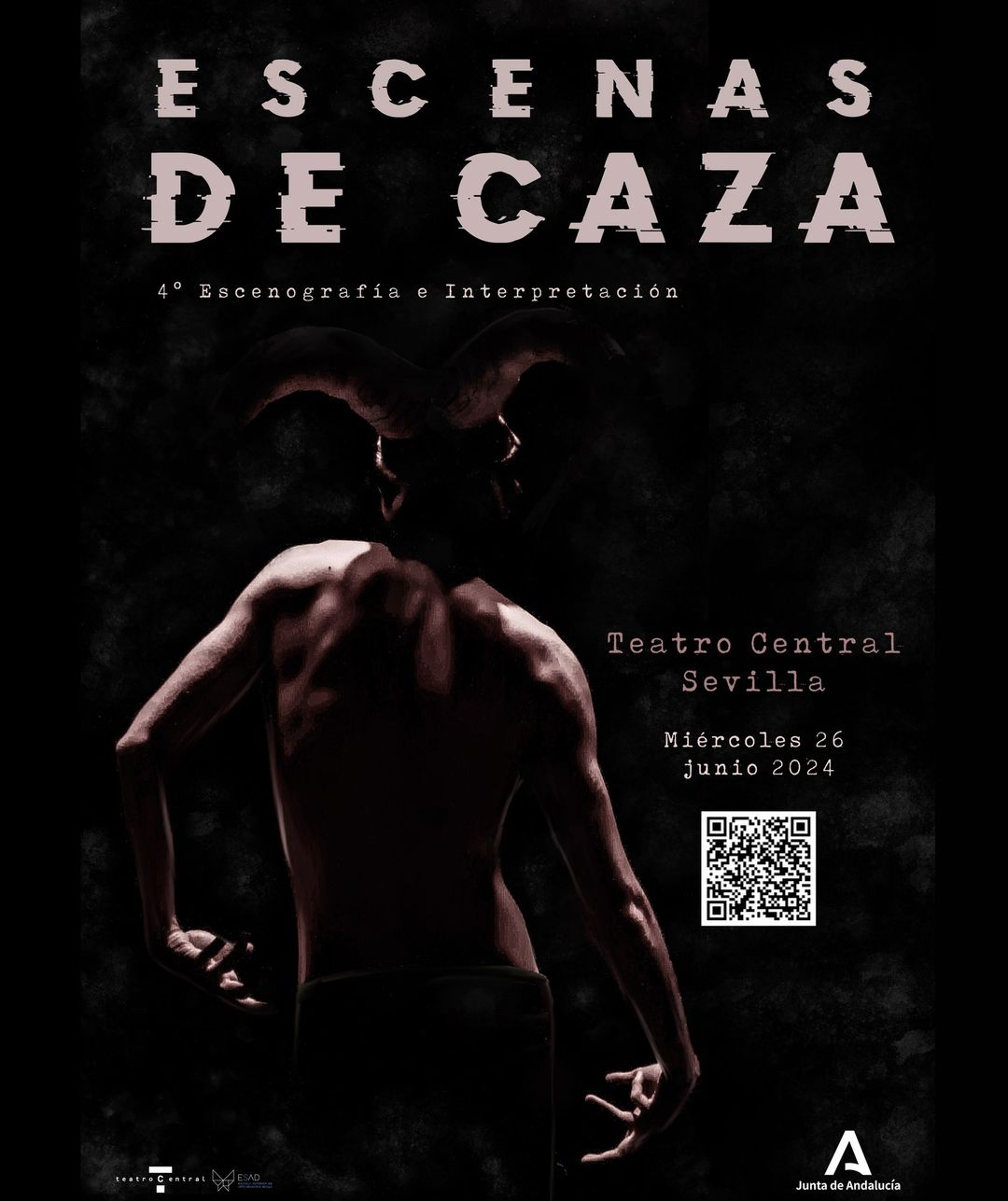 Después de su paso por el ESADFEST de Málaga se estrena por fin en Sevilla “Escenas de Caza” el taller integrado de 4ºB …