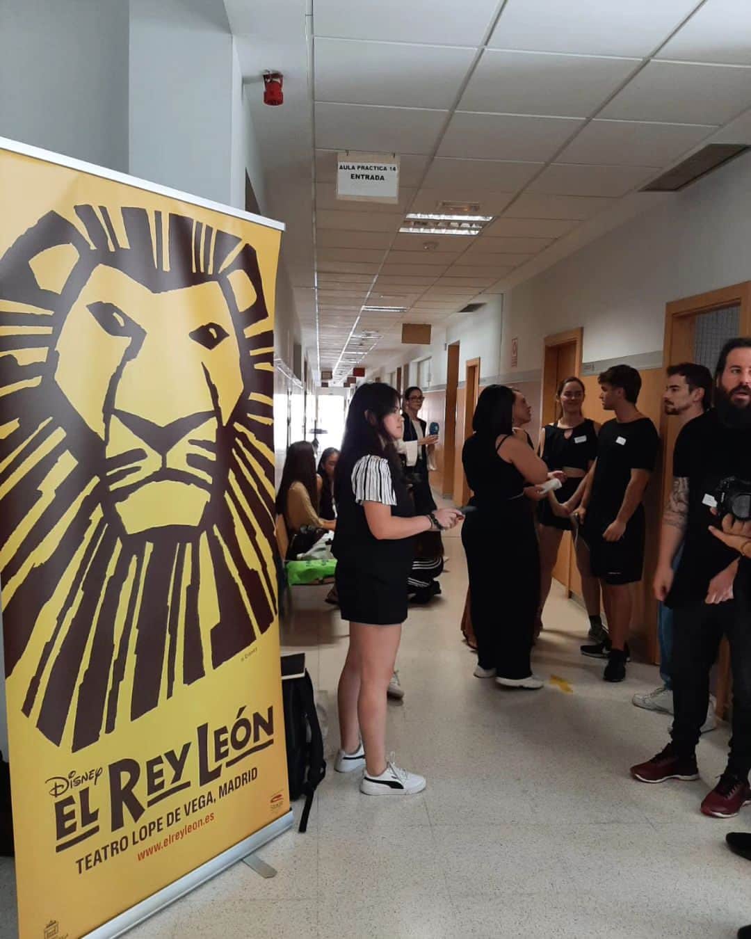 🗣️ AUDICIÓN El Rey León 🦁 

🦁Bienvenidos @stageentertainment y @ReyLeonMusical a ESAD Málaga.
Un honor recibiros en n…