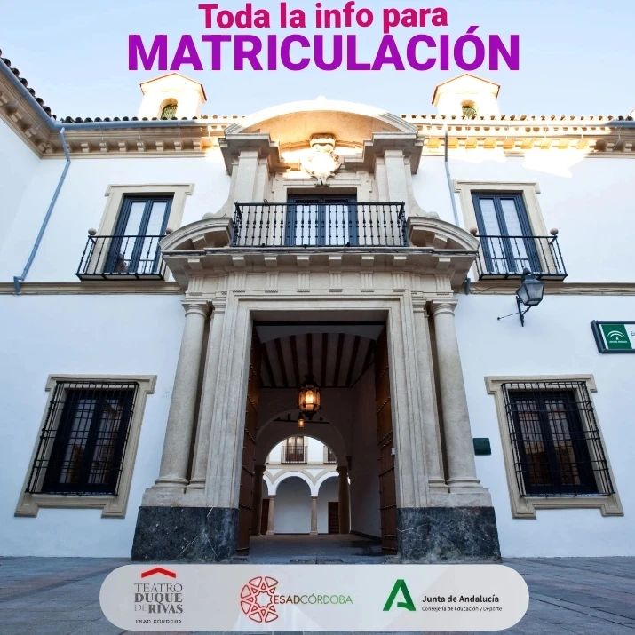 Ya está disponible la información en nuestra web. https://esadcordoba.com/inicio/secretaria/admision-y-matricula/#matric…