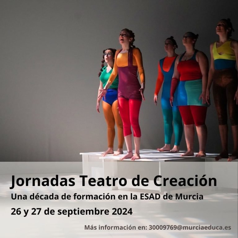 La ESAD celebrará el 26 y 27 de septiembre unas Jornadas de formación en torno al Teatro de Creación. En breve publicare…