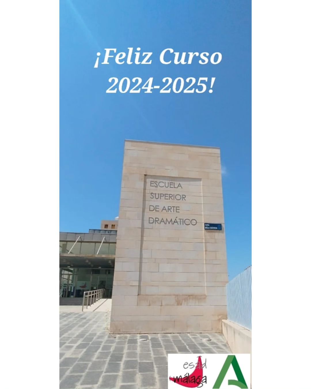 🎭 Desde ESAD MÁLAGA os deseamos un feliz curso 2024/2025.

#ESADMálaga 
#curso24/25
#interpretacionmusical 
#interpreta…