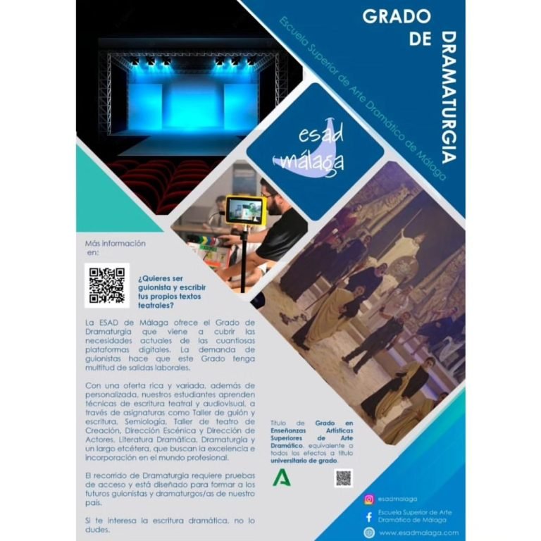 🔊PRUEBAS DE ACCESO.🎭En breve, se abrirá una convocatoria extraordinaria de pruebas de acceso.
Aún quedan plazas disp…