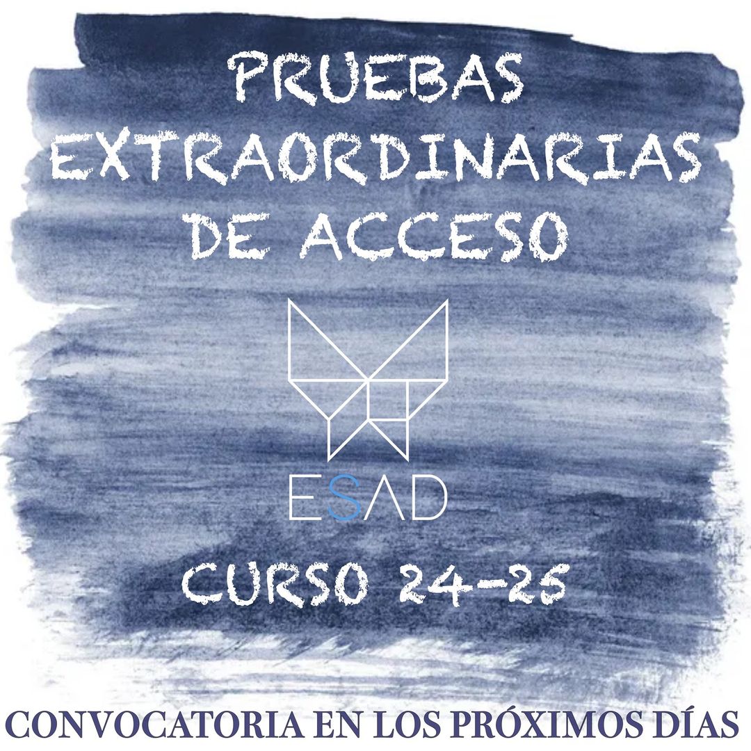 Aún estás a tiempo de estudiar en la ESAD de Sevilla durante el curso 2024-25
En los próximos días publicaremos la nueva…