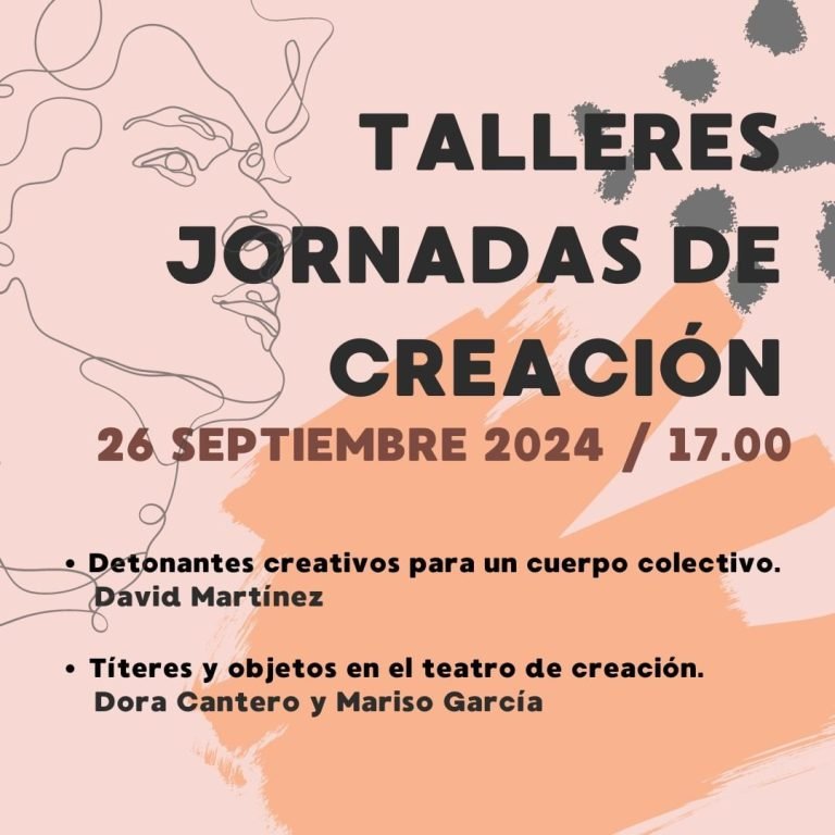 Dentro de las jornadas se realizarán dos talleres. Serán el 26 de septiembre de 17.00 a 19.30 en la 4.1 y la 4.3. Aquell…