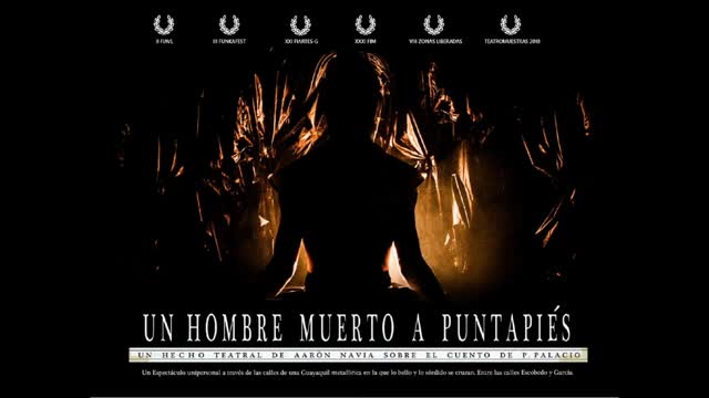 UN HOMBRE MUERTO A PUNTAPIÉS
(Un hecho teatral de Aarón Navia sobre el cuento de P. Palacio)

Jueves 26 septiembre