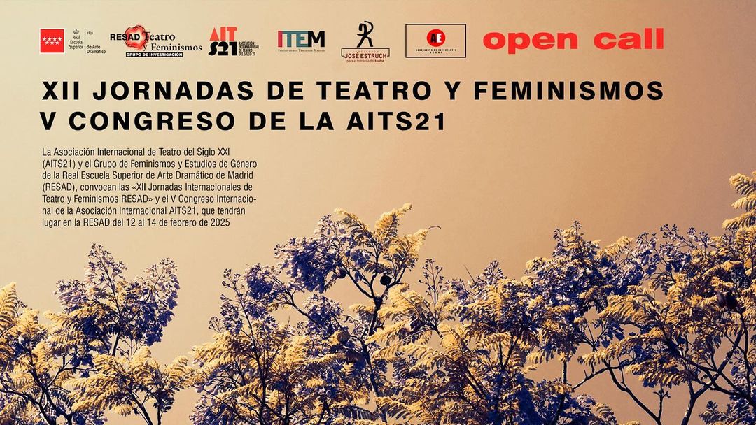 La Asociación Internacional de Teatro del Siglo XXI (AITS21) y nuestro Grupo de Feminismos y Estudios de Género convocam…