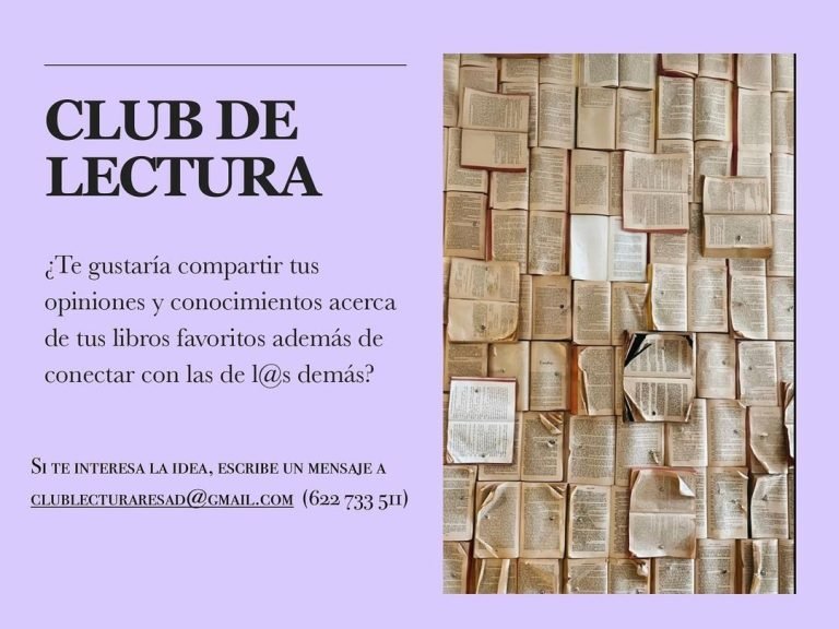 CLUB DE LECTURA DE LA RESAD
¿Te gustaría compartir tus opiniones y conocimientos acerca de tus libros favoritos además d…