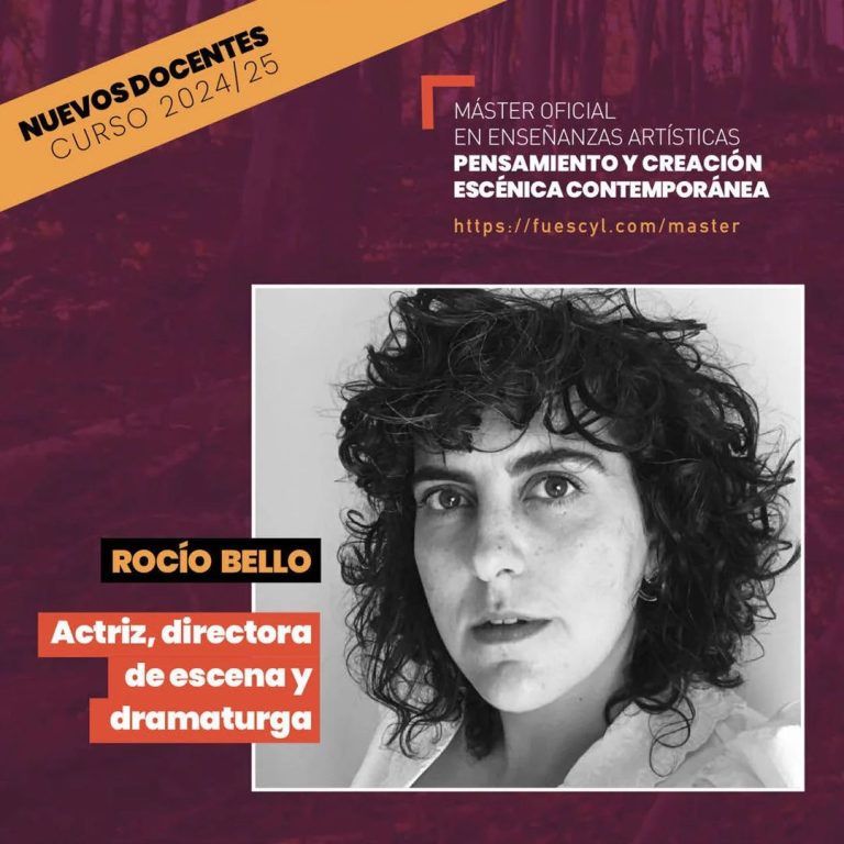 MÁSTER ESADCYL NUEVA EDICIÓN |Esta edición Rocío Bello, se incorpora al Máster Pensamiento y Creación Escénica Contempor… MÁSTER ESADCYL NUEVA EDICIÓN |Esta edición Rocío Bello, se incorpora al Máster Pensamiento y Creación Escénica Contempor…