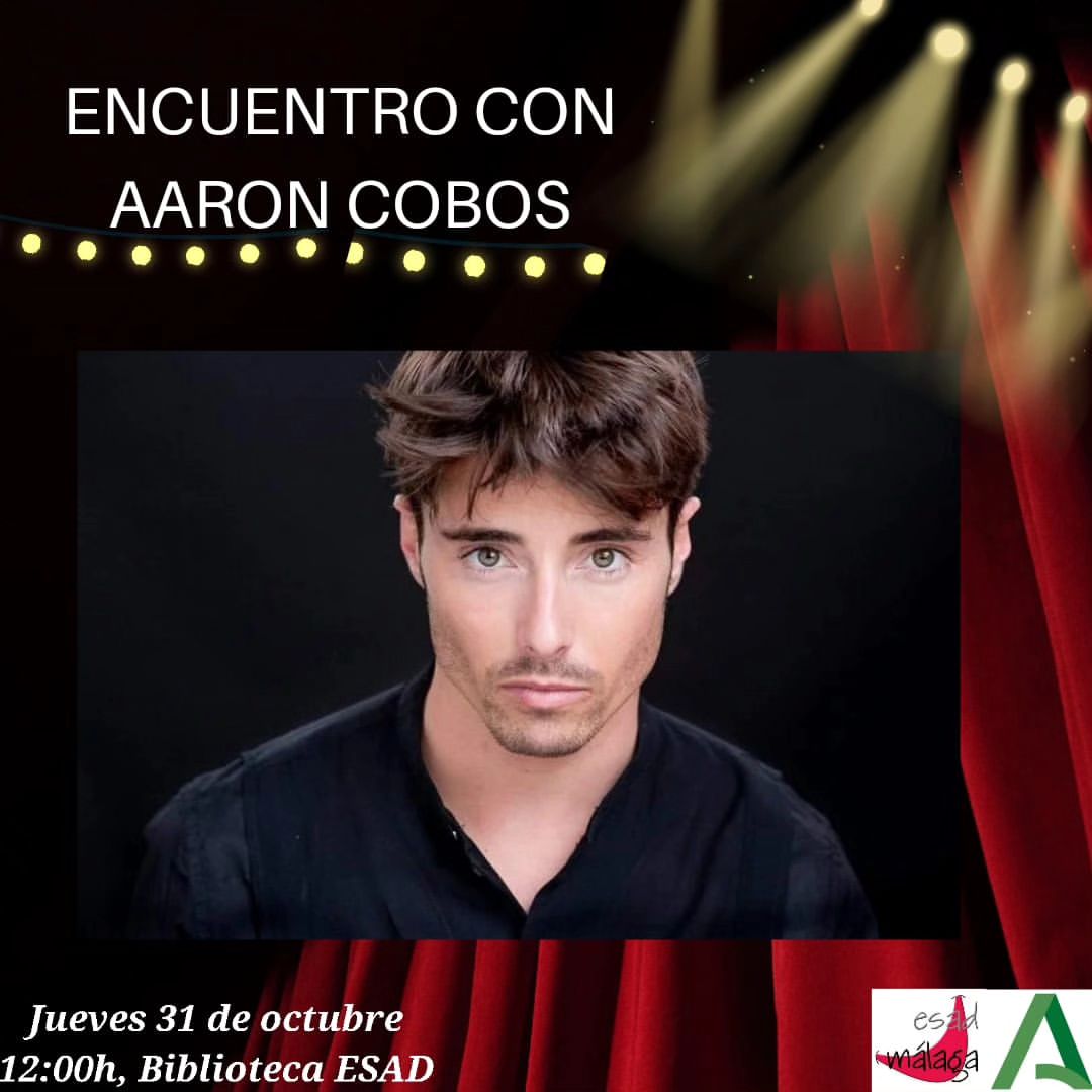 🎭 Aaron Cobos, visitará este jueves 31 de octubre #esadmalaga. Una charla destinada al alumnado en la que el gran actor…