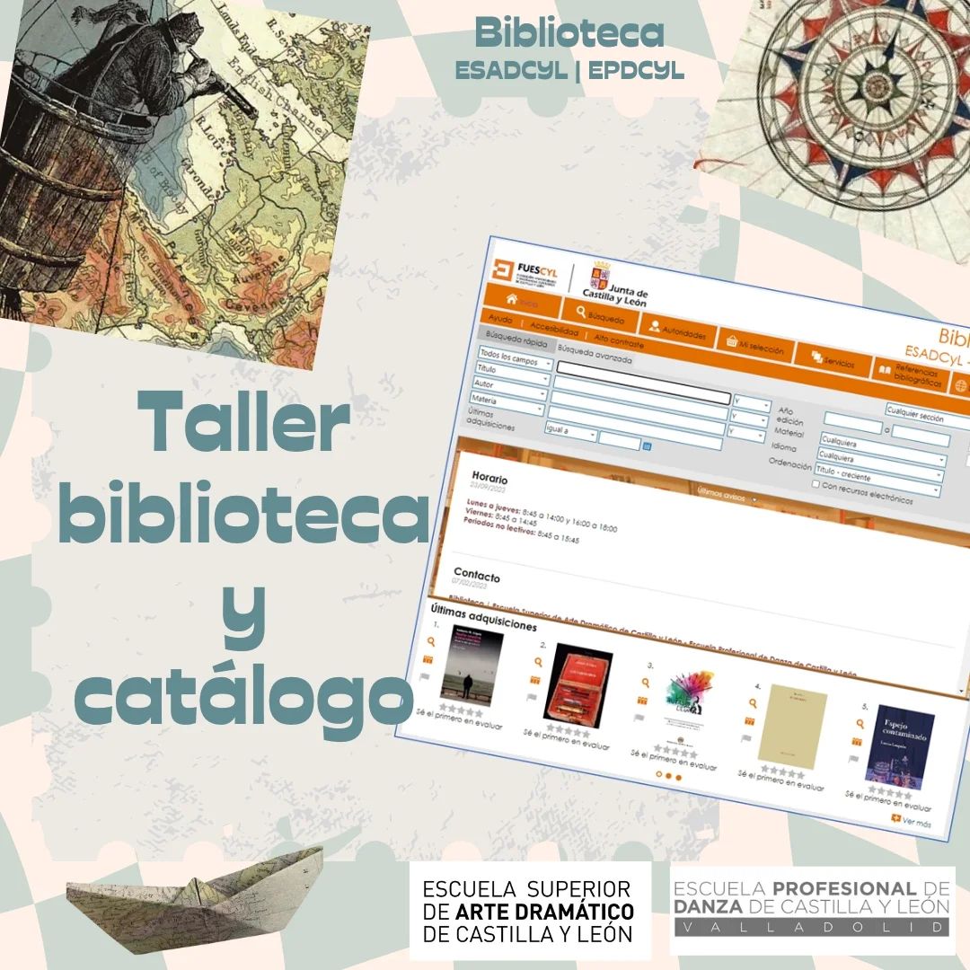 Taller de la Biblioteca y su Catálogo. Este encuentro anual #ESADCYL está diseñado para que el alumnado de primer curso …