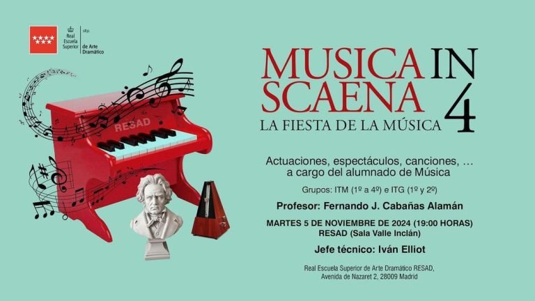 🎉🎶 MÚSICA IN SCAENA 4: LA FIESTA DE LA MÚSICA 🎶🎉 Este martes, 5 de noviembre, disfruta de una tarde de talento y cre…