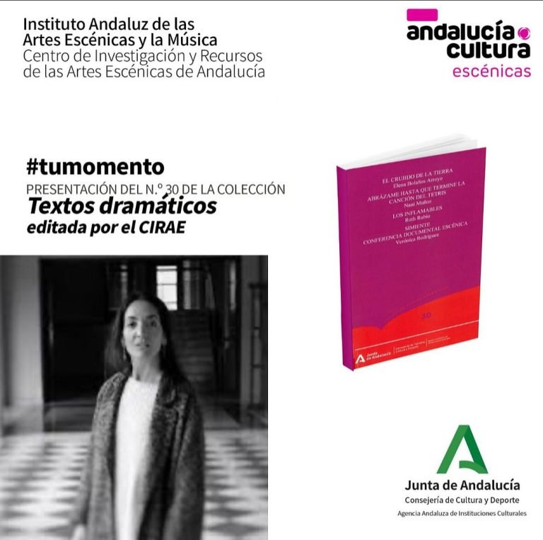 Nuestra profesora de Dramaturgia Elena Bolaños presentará el próximo martes 29 de octubre a las 20:00 en el CIRAE su tex… Nuestra profesora de Dramaturgia Elena Bolaños presentará el próximo martes 29 de octubre a las 20:00 en el CIRAE su tex…