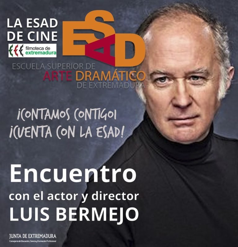🎭 LA ESAD DE CINE 🎬 Encuentro con Luis Bermejo 📣 Os informamos que la ESAD de Extremadura, con el apoyo y colaboració… 🎭 LA ESAD DE CINE 🎬 Encuentro con Luis Bermejo 📣 Os informamos que la ESAD de Extremadura, con el apoyo y colaboració…