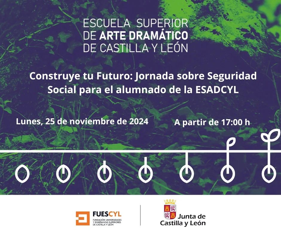 Jornada formativa sobre la Seguridad Social para mejorar la inserción laboral del alumnado de la #esadcyl. 🗓25 de novie…