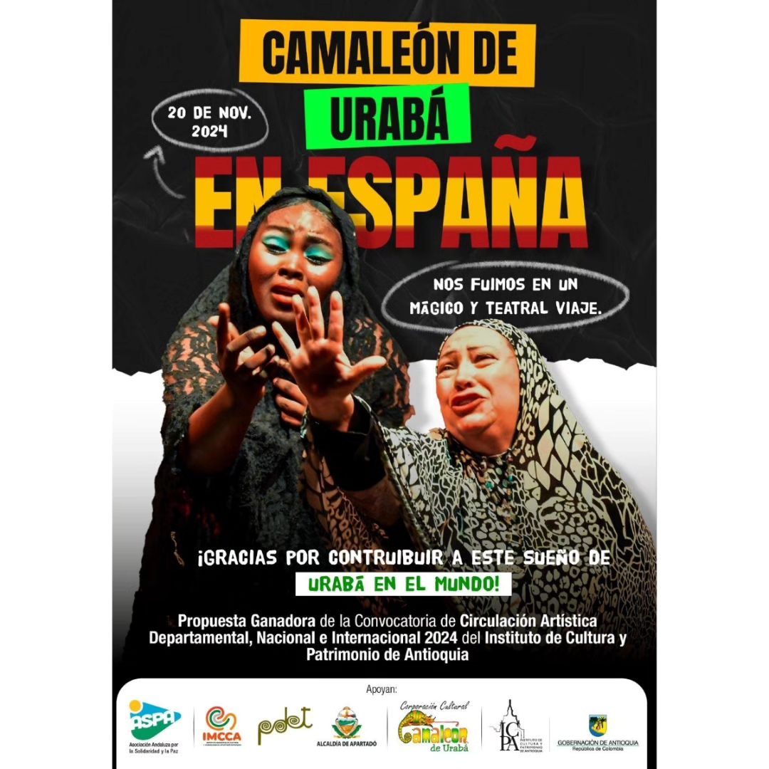 🎭 CHARLA 🔊 La Corporación Camaleón de Urabá, una organización de teatro comunitario de Colombia, vendrá a ESAD Málaga….