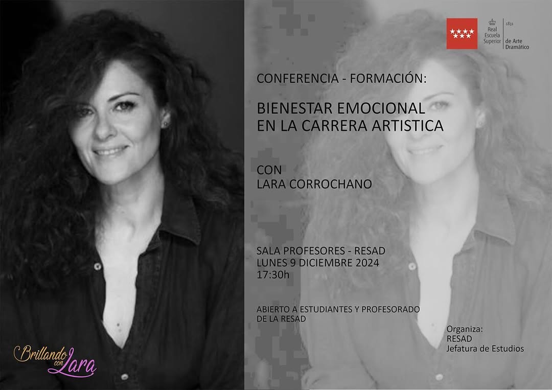 ❤️✨ Conferencia: Bienestar emocional en la carrera artística La especialista @laracorrochano ofrecerá esta interesante s…