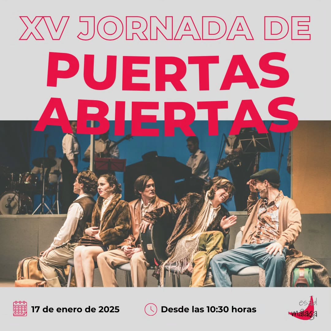 🎭 JORNADA DE PUERTAS ABIERTAS. 🔊 Abierto el plazo de inscripción para todos los IES interesados en asistir a la XV Jor…