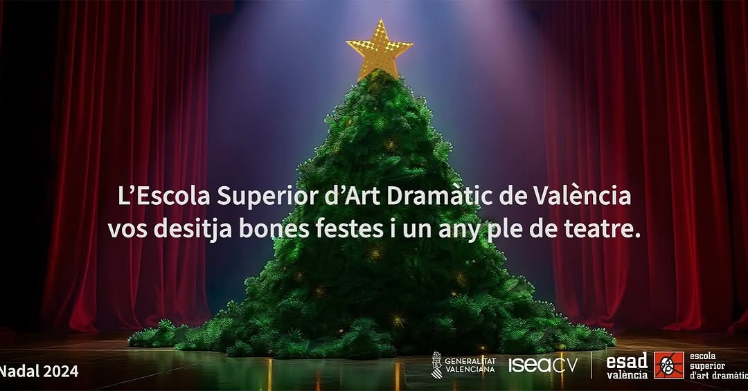 Bon Nadal 🤩🤩 Per un 2025 ple de Teatre