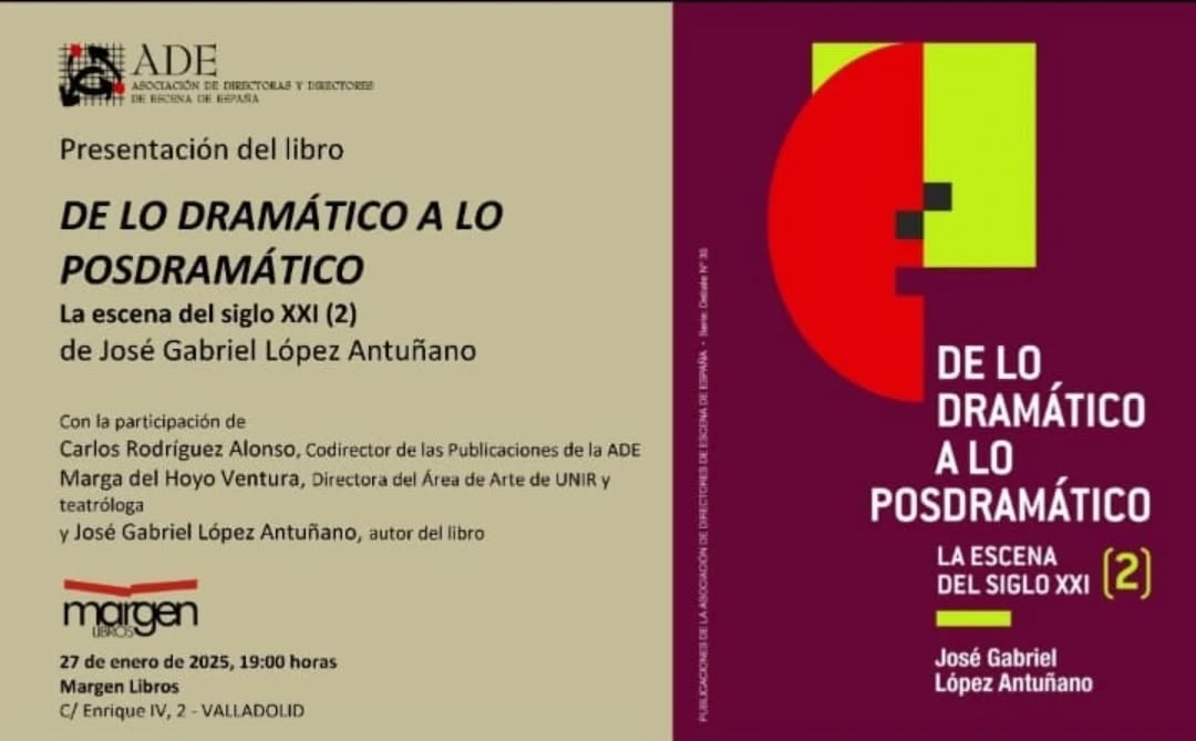 El próximo martes, acompañamos a José Gabriel López Antuñano, antiguo director de la #ESADCYL en la Presentación del lib…