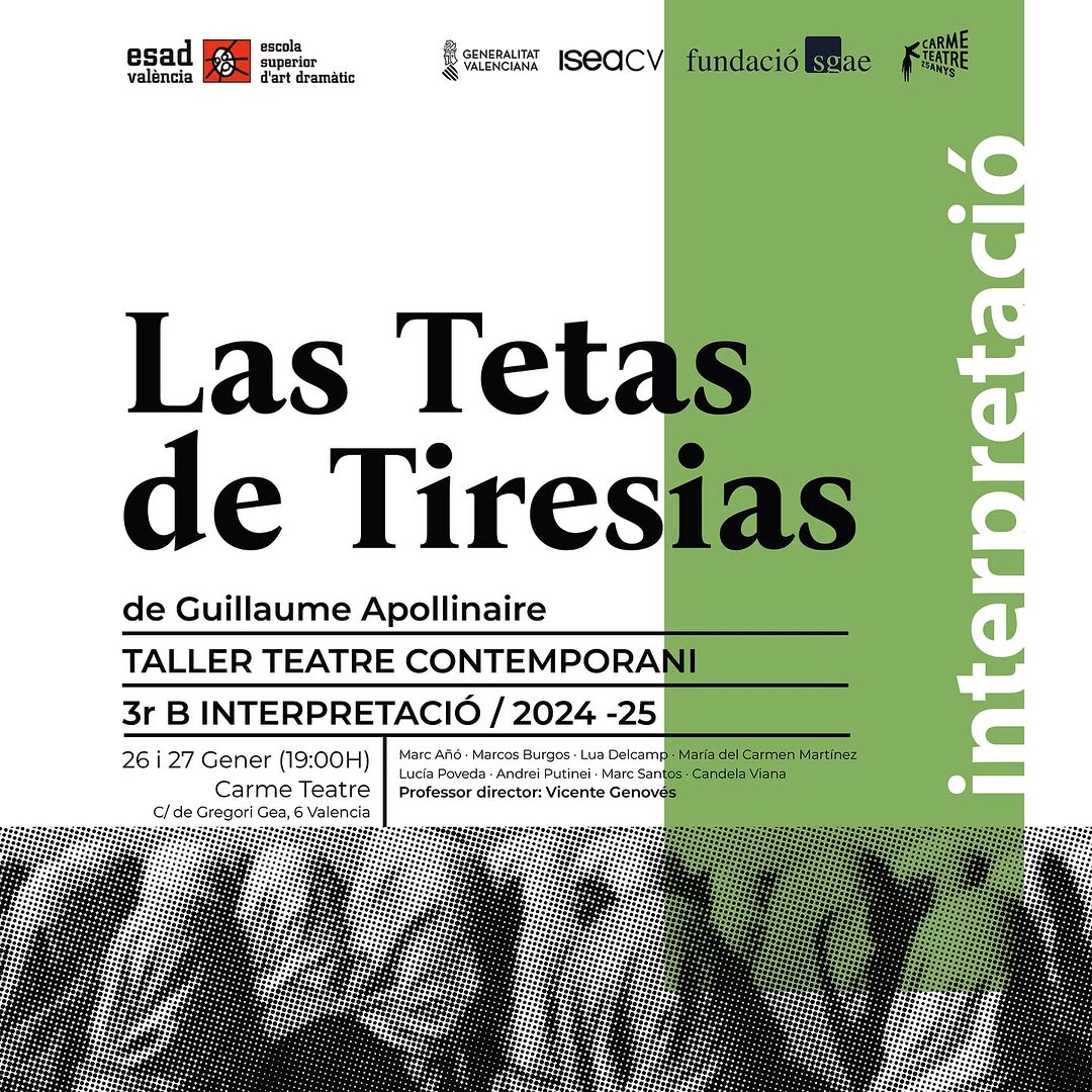 🟢 L’alumnat del taller de Teatre Contemporani de 3r B presenta “Las tetas de Tiresias” sota la direcció de Vicente Geno…