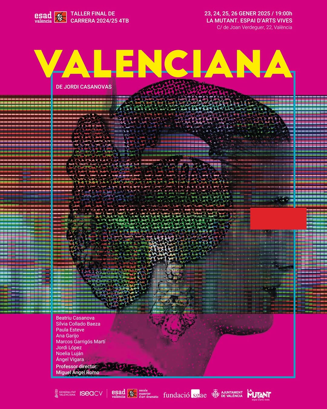 ⚫️ Arriba “Valenciana”! 📺 Una peça de Jordi Casanovas interpretada per l’alumnat de 4t B com a taller final de carrera …