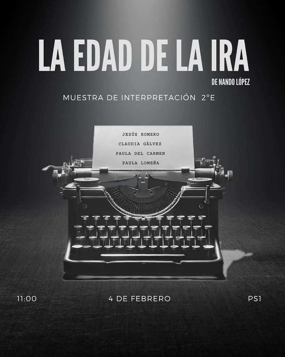 🎭“La edad de la ira” del escritor y dramaturgo español Nando López aborda temas de gran relevancia social como la adole…