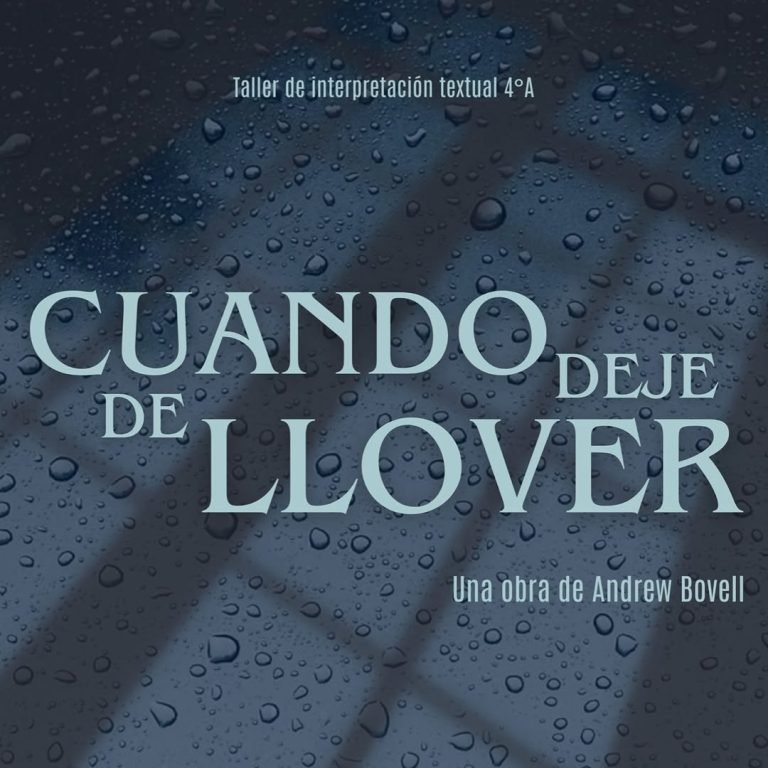 Cuando deje de llover. 4A 2024/25 REPARTO GABRIEL LAW – José Ignacio Marín Fernández ELIZABETH (ADULTA)