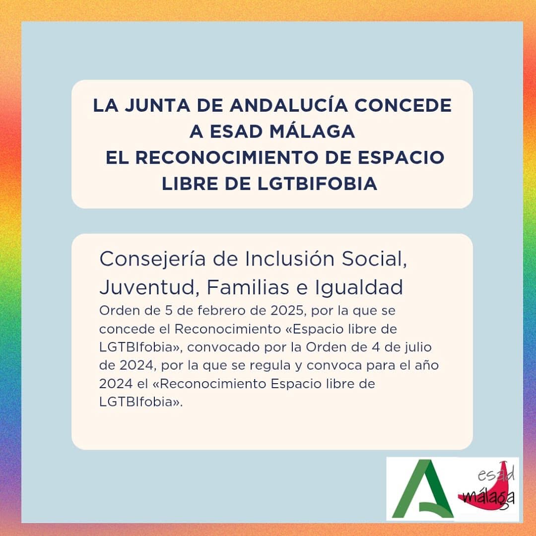 🎭🎭Muy agradecido a la Consejería de Inclusión Social, Juventud, Familias e Igualdad de la Junta de Andalucía por este …