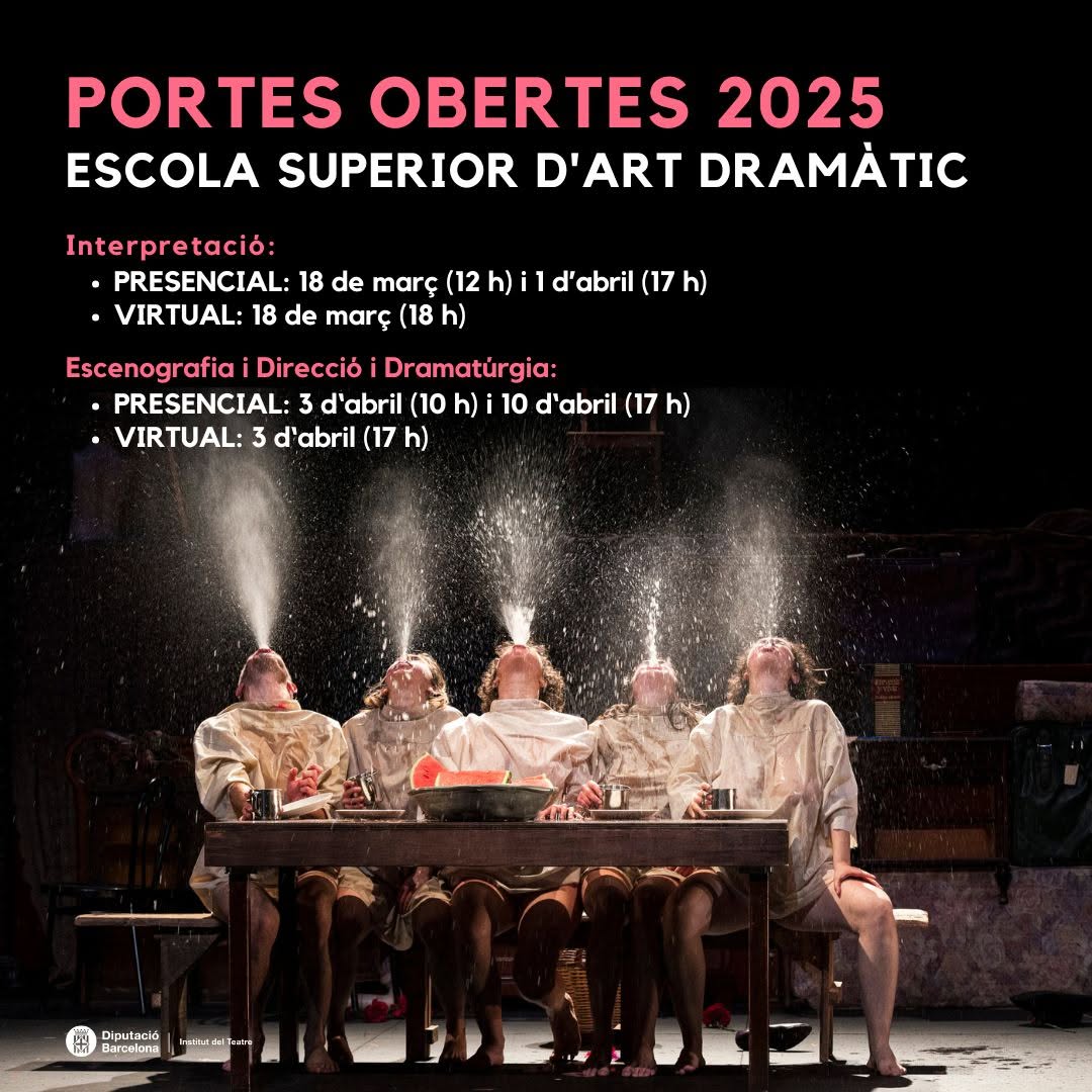 L’Escola Superior d’Art Dramàtic (ESAD) organitza diverses jornades de portes obertes per donar a conèixer els estudis q…