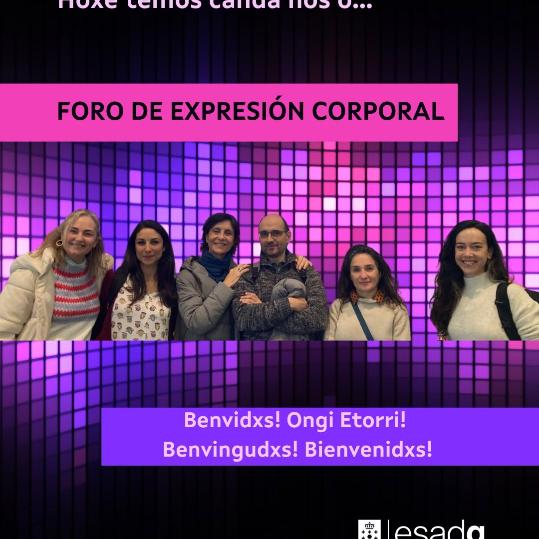 🌟 ¡Benvidxs á ESAD de Galicia! 🌟 Hoxe recibimos con moita ilusión ás integrantes do ✴ Foro de Expresión Corporal ✴, un…