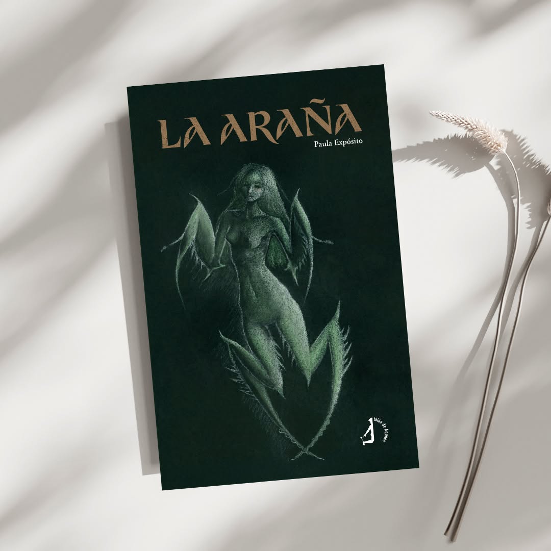 La araña. Poemario de Paula Expósito. Se presenta mañana en la ESAD a las 16.00 en «La Celestina» a través de una instal…