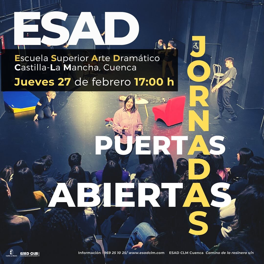 🤔 Te gustaría por un día… 😏¿Conocer cómo es y cómo funciona una Escuela Superior de Arte Dramático? 🎭 ☺️ ¿Compartir c…