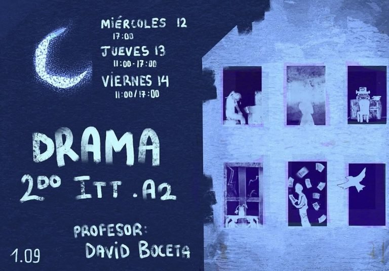 🎭 Muestra de Drama de 2º de Interpretación Textual A2 🎭 📍 Aula 1.09 RESAD 📅 Fechas y horarios: 📌 Miércoles 12 marzo…