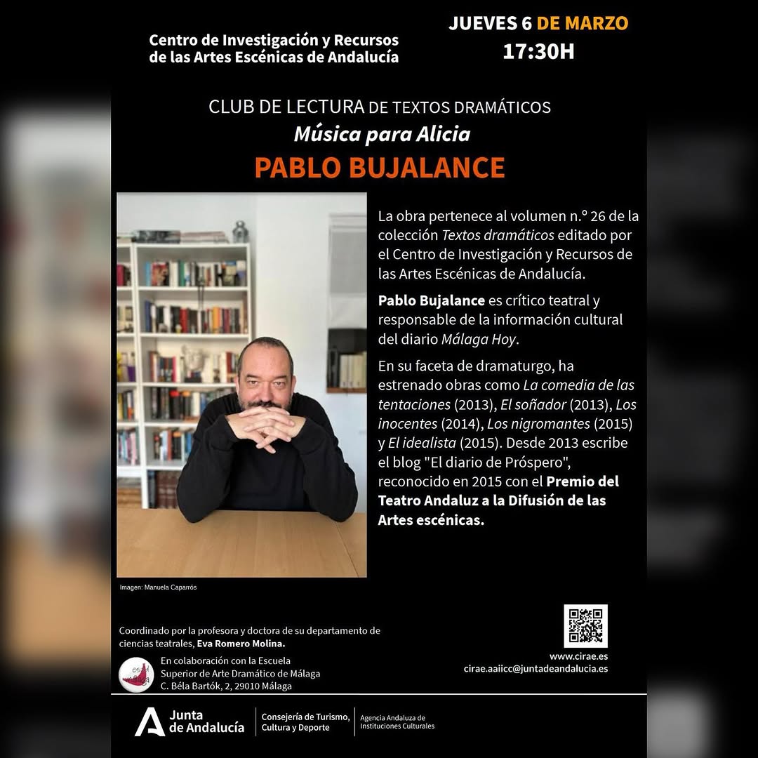🎭🎭CLUB DE LECTURA Mañana jueves a las 17.30 h tenemos nuestro encuentro del CLUB DE LECTURA DE TEXTOS TEATRALES. 📆 ju…