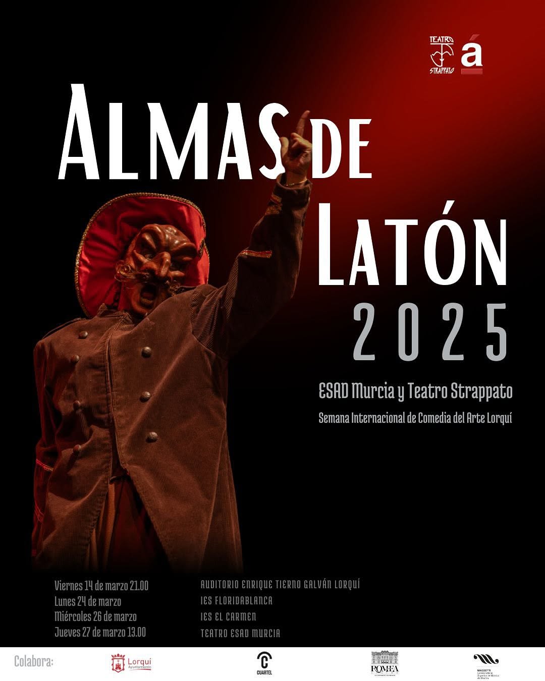 🎭¡Máscaras, farsa y un latido de latón! Este año continuamos con el viaje teatral que iniciamos junto a @teatro_strappa…