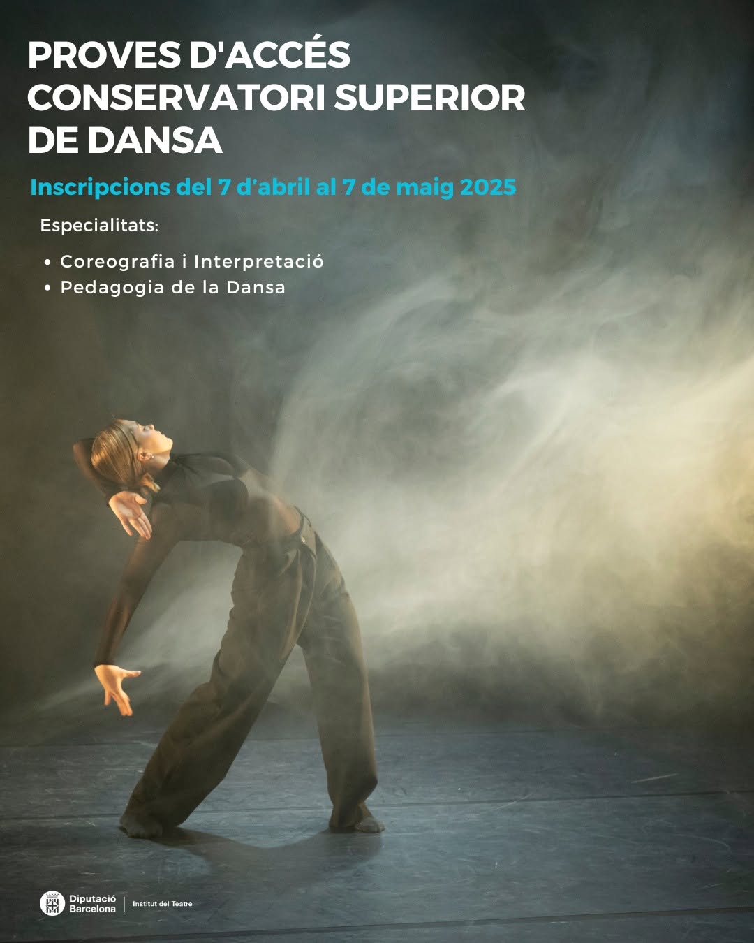 Del 7 d’abril al 7 de maig s’obre el període per inscriure’s a les proves d’accés del Conservatori Superior de Dansa (CS…