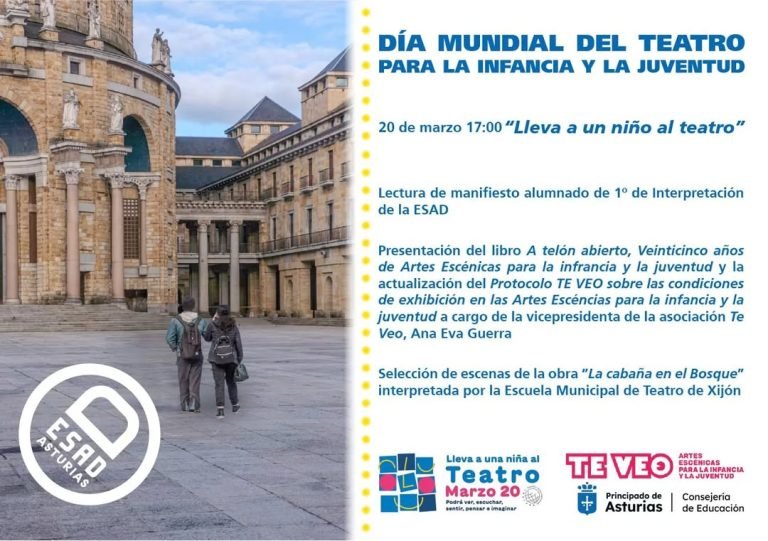 Día Mundial del Teatro para la Infancia. Mañana, 20 de marzo a las 17.00 horas en el Paraninfo II celebraremos por prime…