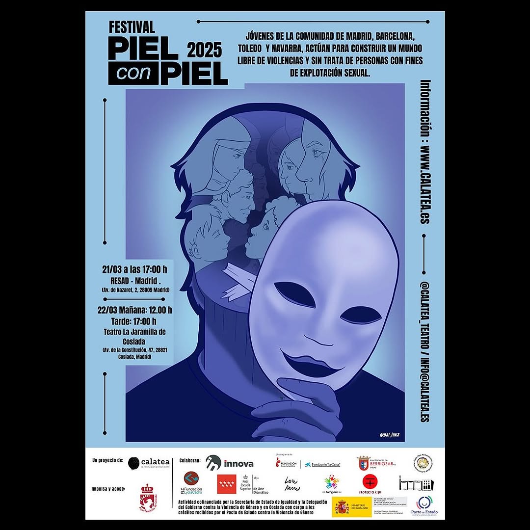 🎭✨ Festival Piel con Piel 2025 📢 Jóvenes de Madrid, Barcelona, Toledo y Navarra se unen en el escenario para denunciar…