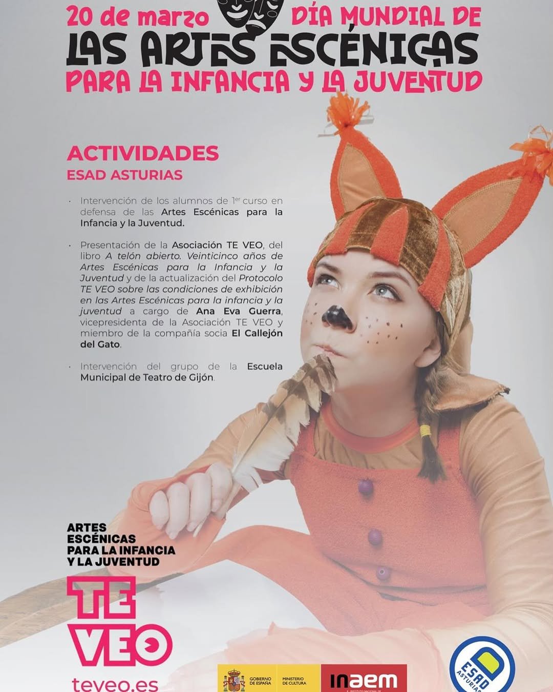 ¡La ESAD de Asturias también acoge las actividades del Día Mundial de las Artes Escénicas para la Infancia y la Juventud…