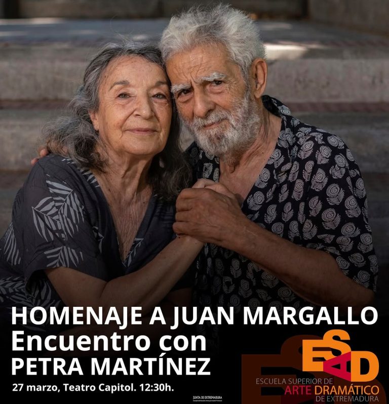 🎭HOMENAJE A JUAN MARGALLO 📣Este jueves 27 de marzo y durante la celebración del Día Mundial del Teatro, la ESAD de Ext…