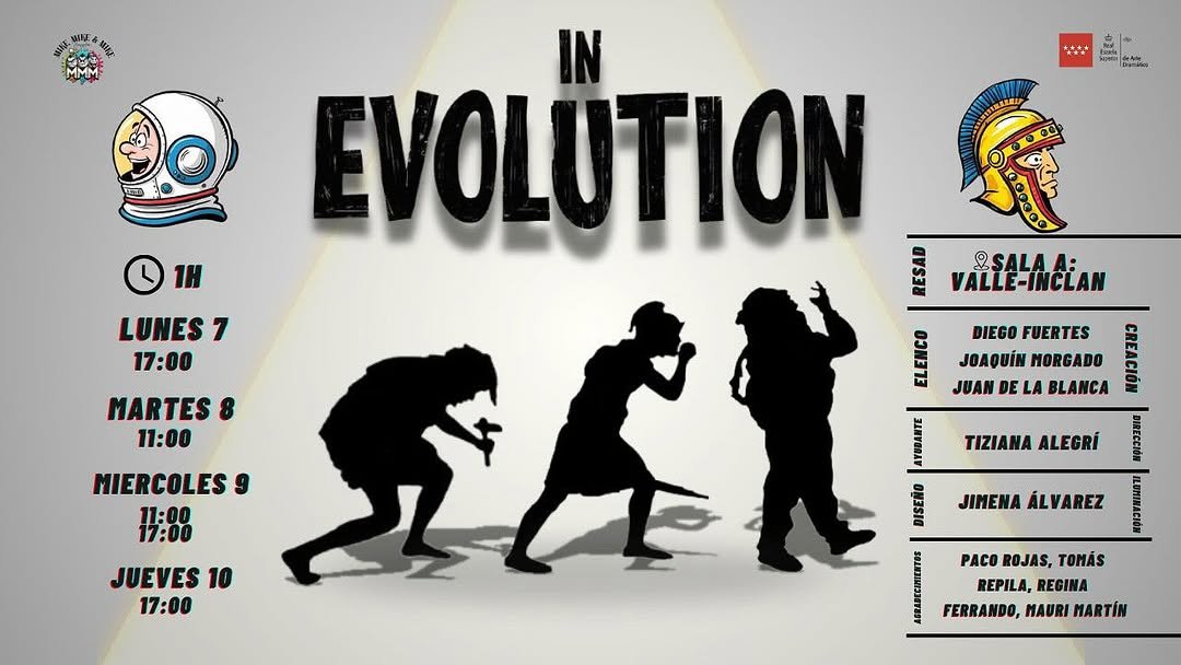 🔥 IN EVOLUTION 🔥 📅 Lunes 7 abril – 17:00 h 📅 Martes 8 abril – 11:00 h 📅 Miércoles 9 abril – 11:00 h y 17:00 h 📅 Ju…