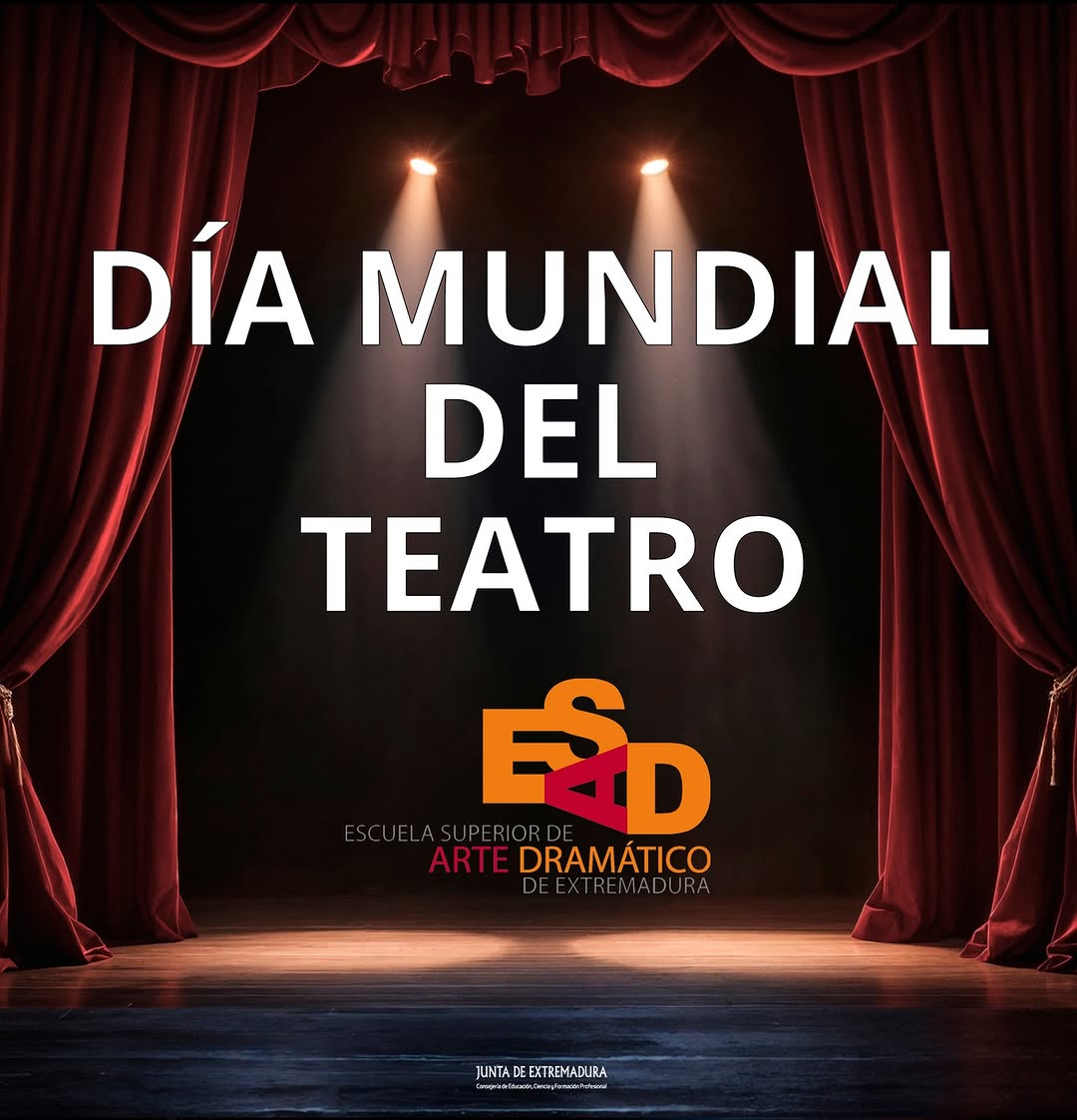 ¡Feliz Día Mundial del Teatro! 📣“El teatro es la poesía que se levanta del libro y se hace humana. Y al hacerse, habla …