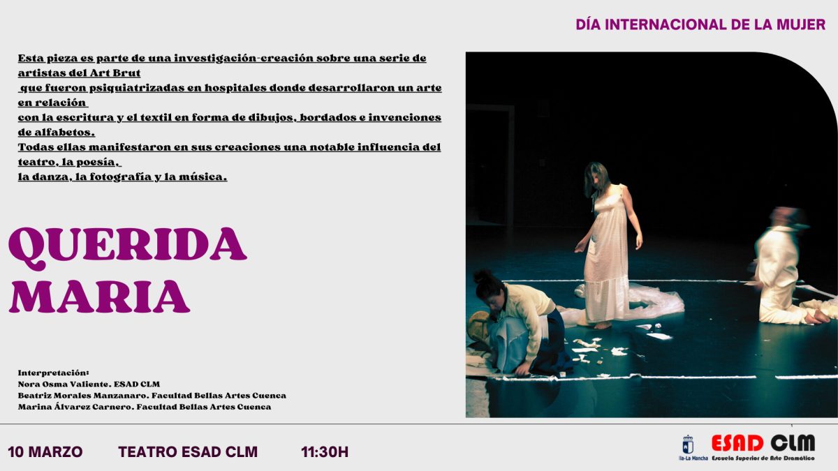 Querida María… Performa a propósito del Día Internacional de la Mujer