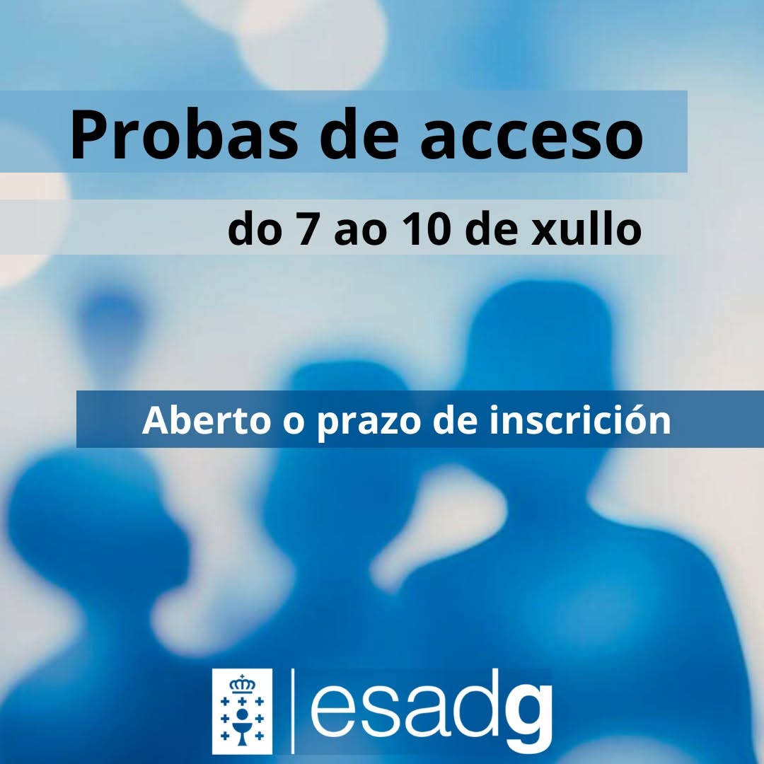 O prazo de inscrición ás probas de acceso aos estudos de arte dramática da ESAD de Galicia xa está aberto desde agora at…