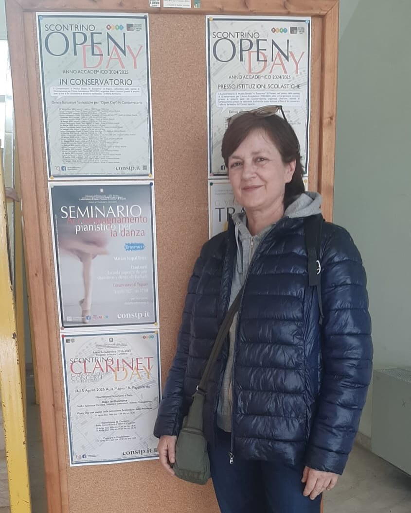 ⚠️ Marian Napal DANTZERTIko irakaslea Trapaniko Conservatorio di Musica “Antonio Scontrino”-n (Sizilia) izan da, Erasmus…
