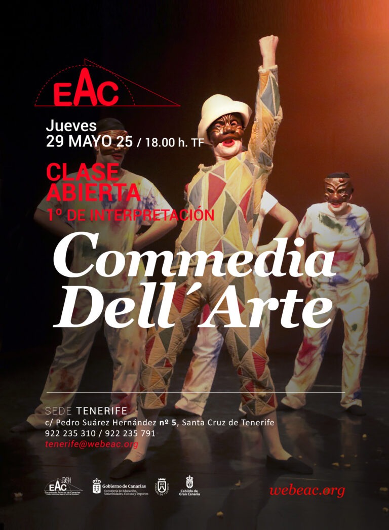 Clase abierta de “COMMEDIA DELL’ARTE” / Jueves 29 de mayo, a las 18:00 horas / 1° de Interpretación/ Profesor: Daniel Ál…