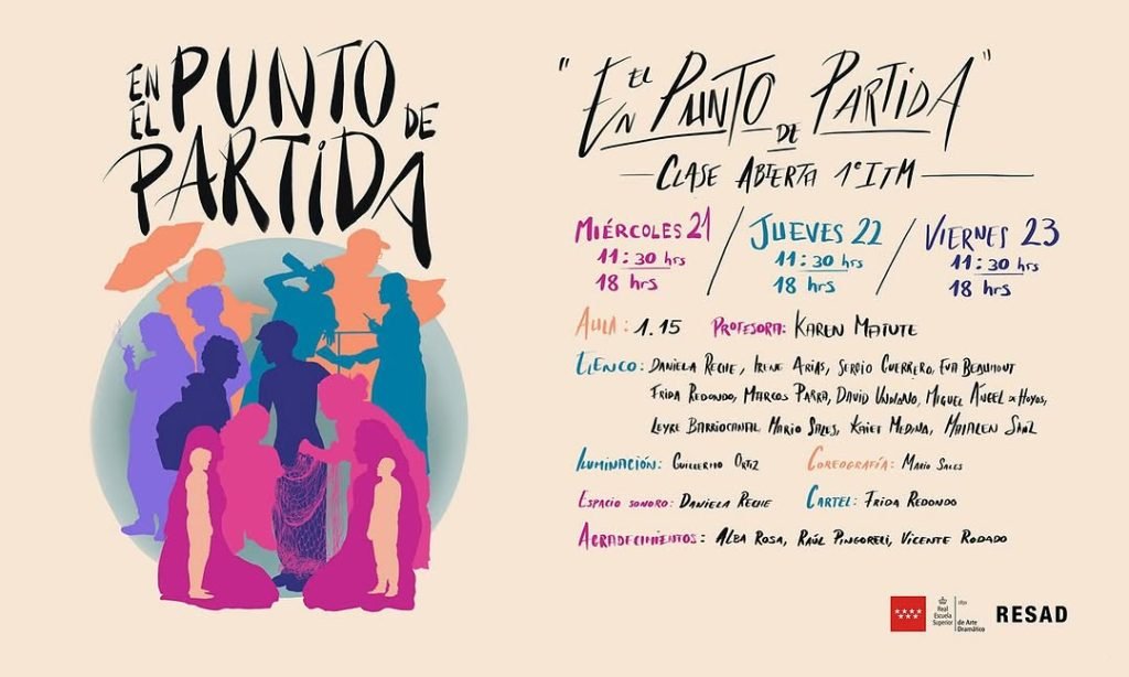 🎭 EN EL PUNTO DE PARTIDA 🔹 Clase abierta de 1º de Interpretación en el Teatro Musical 👩‍🏫 Profesora: Karen Matute 📍…