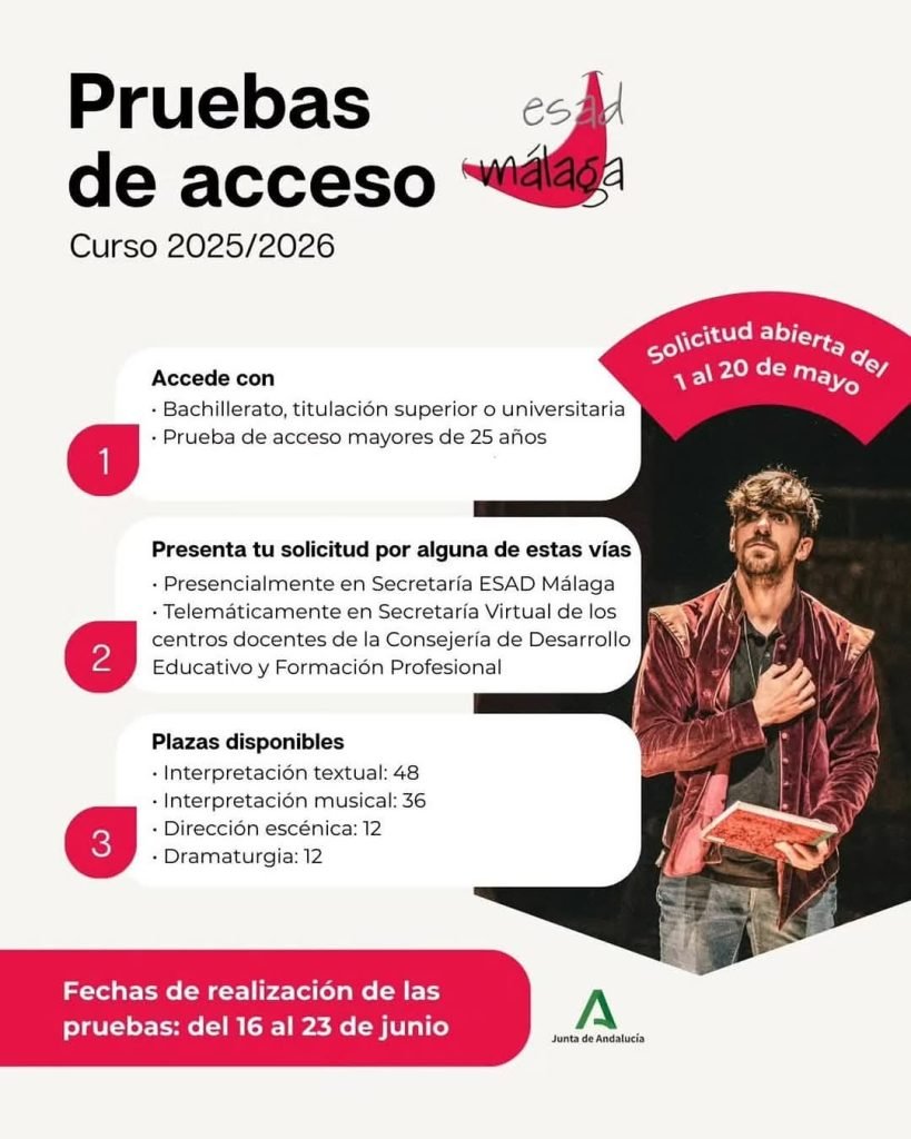 ‼️📣 ¡Inscripciones ya abiertas para las pruebas de acceso del curso 2025/2026! Si quieres estudiar #interpretación, #di…