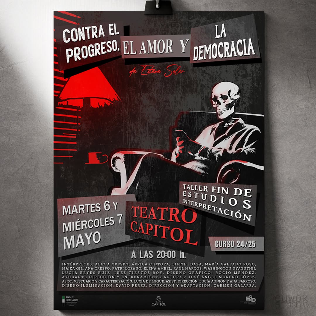 🎭TALLER FIN DE ESTUDIOS. ESPECIALIDAD INTERPRETACIÓN. Curso 2024-2025 📅 martes 6 y miércoles 7 mayo 🕖 20:00h. 📍Teatr…